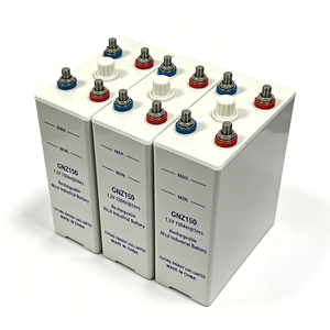Batterie rechargeable alcaline nickel-cadmium (NiCD) à décharge moyenne 1,2 V 150 Ah GNZ150 KPM150 IEC60623 pour UPS - Product Image 5