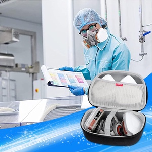 เคสใส่หน้ากากป้องกันแบบใช้ซ้ำได้กระเป๋าเก็บเปลือกแข็งแบบพกพาสำหรับเครื่องช่วยหายใจและหน้ากากกัน <span class=keywords><strong>N95</strong></span> (อุปกรณ์จัดระเบียบที่เป็นมิตรกับการเดินทาง) - Product Image 6