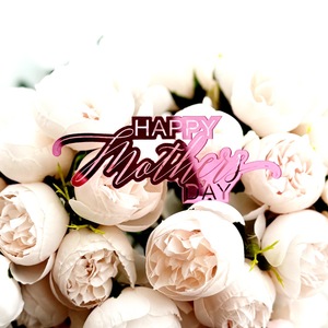 Honey And Sweetness Acrylic Mother's Day <b>Cake</b> Plugin 1.3mm Wide 9cm For <b>Cake</b> <b>Decorating</b> <b>Supplies</b> - Product Image 1