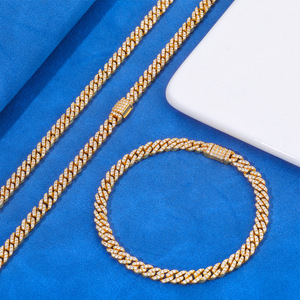 Factory OEM ODM HipHop Moissanite Bracelet 6mm Chain Fine Luxury Jewelry Women <b>Men</b> 925 Sterling Silver Link Chain Cuban Bracelet - Product Image 5