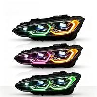 Kit de phares LED DRL RGB contrôlés par application Ikon Style, Plug and Play, pièces de retrofit pour BMW Série 4 G22 2021-2025