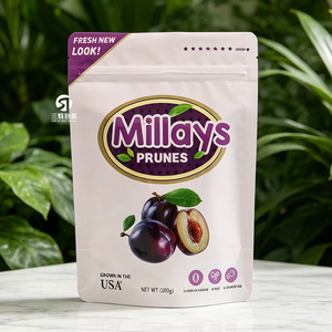 Bolsas de Embalaje de Alimentos Impresas Personalizadas con Cierre de Cremallera para Frutas Deshidratadas, Snacks, Fideos y Alimentos Enlatados - Tamaño Personalizado de Grado Alimenticio - Product Image 3