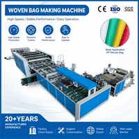 Machine professionnelle de découpe et de couture automatique pour sacs tissés en PP avec système de couture de précision pour la production de sacs à ciment et de sacs pour vêtements