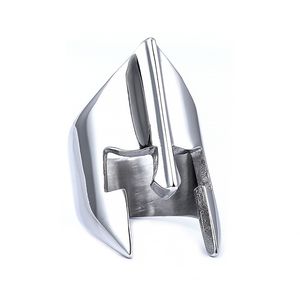 Casque de <span class=keywords><strong>guerrier</strong></span> spartiate, masque de chevalier vintage, bijoux fins, bagues tendance pour hommes et femmes - Product Image 3