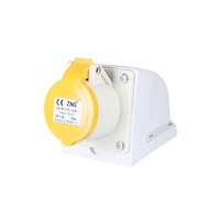 Prise murale industrielle AC110V 2P+PE 4H 16A avec certificat UKCA, prise industrielle femelle fixe ZNG-113-4