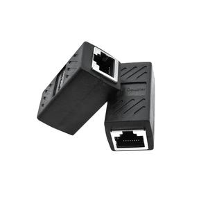 Adaptateur réseau Ethernet <span class=keywords><strong>Cat</strong></span> 5e Cat5 Cat6 Cat7 8P femelle à femelle <span class=keywords><strong>RJ45</strong></span> connecteur <span class=keywords><strong>coupleur</strong></span> en ligne - Product Image 1