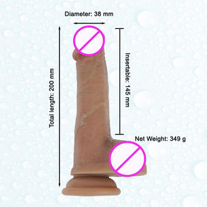 Dildos con Sensación Agradable a la Piel, Pene de Silicona de 20 cm, Réplica 1:1, Textura Clara, Masturbación para <span class=keywords><strong>Hombre</strong></span> y Mujer - Product Image 2