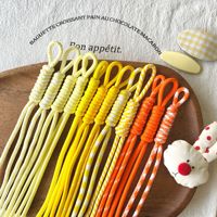 Vente en gros de cordons tressés en nylon de 600 couleurs, écologiques et durables, pour porte-clés de voiture, breloques de sac, crochets de lanière, accessoires de bricolage