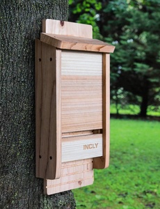 Nichoirs à chauves-souris à 2 compartiments pour l'extérieur, pour attirer les chauves-souris et les faire poser et se reposer dans les arbres, durables et faciles à <span class=keywords><strong>suspendre</strong></span> - Product Image 3