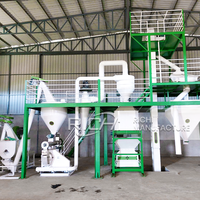 Ligne de production d'aliments pour volailles RICHI - Ligne de granulation d'aliments économe en énergie de 2 à 3 tonnes par heure