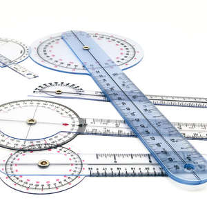 Plastik malzeme tıbbi teşhis Spinal açı parmak hareket aralığı tıbbi açı ölçüm cetveli Set - Product Image 4