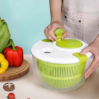 Thuis En Keuken Salade Spinner Handleiding Sla Droger Groente Wasmachine Zeef Drainer Salade Dehydrator Inclusief Plastic Kom