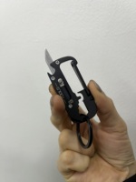 Couteau pliant multifonction en acier inoxydable, gadget utilitaire