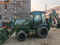 Chargeuse-pelleteuse CASE 580M d'occasion Original CASE 4x4 580M 580K Tractopelle d'origine Pas cher