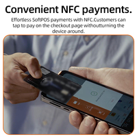 نظام نقاط البيع المحمول Sunmi M3 مع قارئ NFC وماسح الباركود وآلة تسجيل النقد للمطاعم ونظام طلب الطاولات