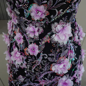 Женское вечернее платье с кристаллами, Lsmh05-1 - Product Image 3