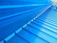 Panneau de toit en polycarbonate nervuré à simple volet avec base en aluminium pour l'évacuation des fumées d'usine
