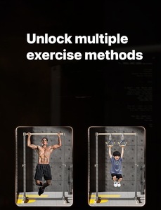 บาร์ออกกำลังกายปรับระดับได้ บาร์ดึงข้อ บาร์ดิปสแตนด์ อุปกรณ์ออกกำลังกาย บาร์วิดพื้น บาร์แนวนอน - Product Image 2