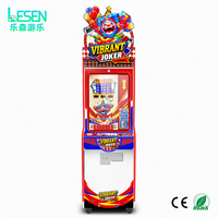 Machine d'arcade pousse-pièces à prix d'usine, thème Clown, avec système de rédemption de tickets, machine de jeu d'arcade à fort rendement
