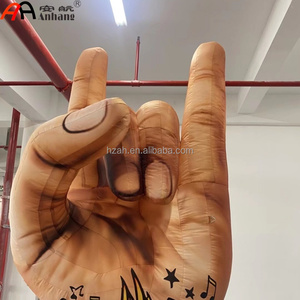 Gigante Inflable Personalizado con Diseño <span class=keywords><strong>de</strong></span> Mano Haciendo un Gesto <span class=keywords><strong>de</strong></span> Roca, Estilo Tatuaje, para Decoración <span class=keywords><strong>de</strong></span> Conciertos, Festivales <span class=keywords><strong>de</strong></span> Música, Escenarios, Fiestas y Eventos - Product Image 5