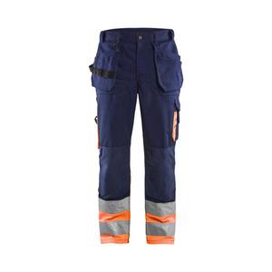 BLAKLADER - 152918608953C58 Pantalón Hi-Vis Azul marino/Naranja-EAN 7330509353646 ROPA DE TRABAJO DE LA HI-VIS - Product Image 1