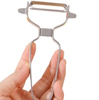 Duurzame brede roestvrijstalen koolrasp, handmatig, multifunctioneel keukengereedschap, aardappel-, groente- en fruit-schiller.