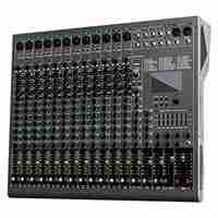 Console de mixage audio USB Gooermi MX14 14 canaux, 99 effets, carte son Bluetooth pour diffusion en direct, enregistrement en studio et scène