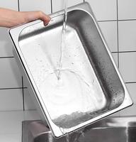 Tutup Panci Gastronorm Joincreate JC-FSP-1020 dari Baja Tahan Karat Food Grade, Wadah Makanan 1/6*6.5cm 177g, Portabel, Berkualitas Tinggi untuk Hotel