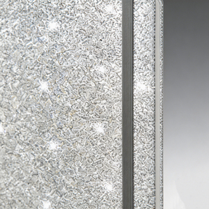 Sparkle Fabric Hardcover Diary Sewing Binding Gift <b>Notebook</b> Silver with Color Options - Product Image 5