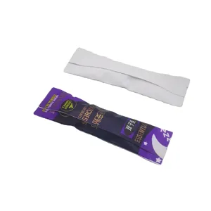 restaurant and airline oshibori moist cotton towelette refreshment wet towel with biodegradable paper packaging
