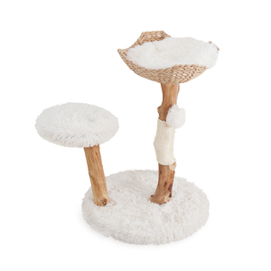 Grosir Terbuat dari Kayu Asli Kayu Solid Memanjat Pohon Kucing Menggaruk Tiang Menara - Product Image 3