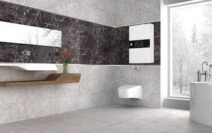 Chauffe-eau encastrable 50 litres de qualité supérieure avec pompe ErP, fonction de température constante, écran tactile et contrôle par application, garantie 2 ans, double B - Product Image 4