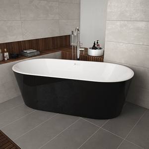 Bañera blanca independiente de lujo moderna de 1,7 m, baño profundo, bañera de <span class=keywords><strong>hidromasaje</strong></span> inflable aprobada por CE/cUPC para uso en Villa interior portátil - Product Image 4