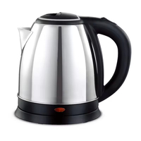 Bouilloire électrique en acier inoxydable givré 110V 1,8L 2,0L, chauffe-eau rapide, pot à eau chaude électrique