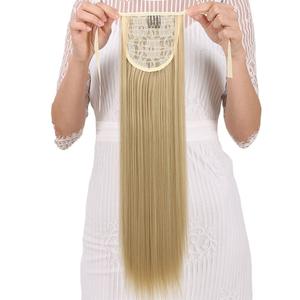 ต่อผมหางม้าตรงคุณภาพสูง ยาว 80 ซม. ติดง่าย สำหรับผู้หญิง วัสดุเส้นใยทนความร้อนสูง - Product Image 2