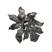 Broches d'orchidées brillantes en cristal, pour femme, bijoux tendance, cadeau idéal, collection