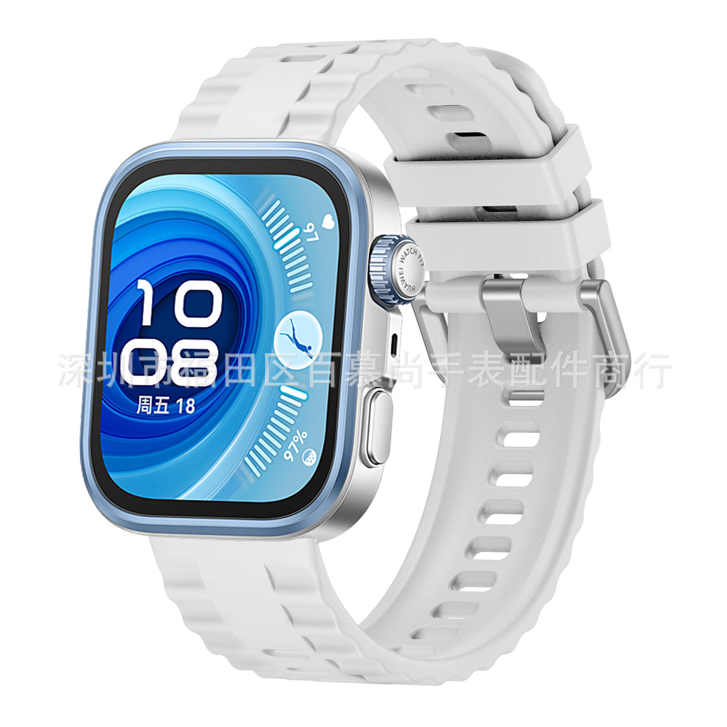 White with silver hardware