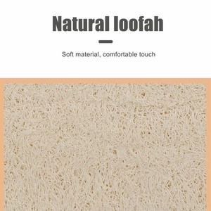 Éponge de nettoyage naturelle 100% biodégradable et écologique, brosse en loofah, serviette de bain, éponge de douche - Product Image 5