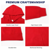 Sudadera con Capucha Unisex de Algodón y Poliéster de 300 g/m² de Alta Calidad al por Mayor, Sudadera Holgada Personalizable con Bordado