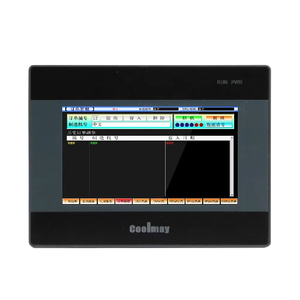 Kontroler Motor Combo HMI PLC 4.3 inci 12DI 12DO Relay 32K Langkah <span class=keywords><strong>Programmable</strong></span> <span class=keywords><strong>Logic</strong></span> <span class=keywords><strong>Controller</strong></span> Terintegrasi Analog 0-10V 4-20mA - Product Image 1