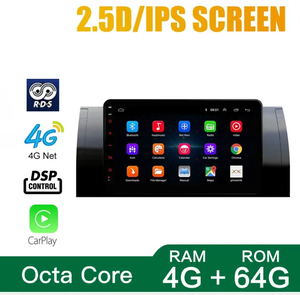 Cho BMW M5/E39 1995-2003 đài phát thanh headunit thiết bị đôi 2 DIN Octa-core Quad Android Car Stereo GPS navigation Carplay - Product Image 3