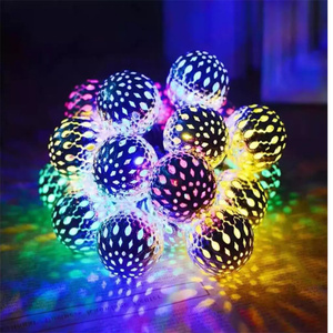 1.5m-4m decorazione dell'albero di natale luci a Led stringa di colore palla <span class=keywords><strong>marocco</strong></span> decorazione di natale decorazione natalizia per il nuovo anno - Product Image 2