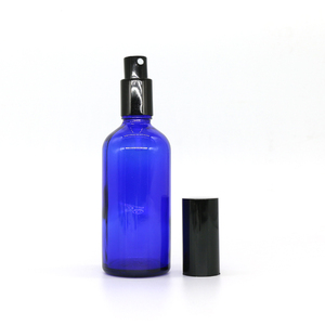 Vente en gros flacon de parfum en verre bleu coblat 5ml 10ml 15ml 20ml 30ml 50ml 100ml flacons compte-gouttes avec pulvérisateur - Product Image 4