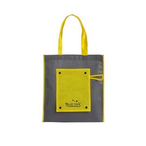 New Design Reusable Shopping <b>Bag</b> Folding Non Woven Tote <b>Bag</b> With Button - Product Image 3