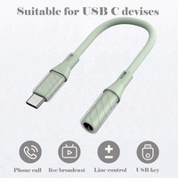 Neuankömmling 3,5mm Buchse zu Typ C Buchse 100% OEM-kompatibler Konverter-Audio adapter für Telefonanruf Broadcast USB Key