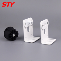 55mm Set stores enrouleurs motorisés support accessoires de Tube de tuyau de fer pour le Type électronique intelligent de bureau moderne