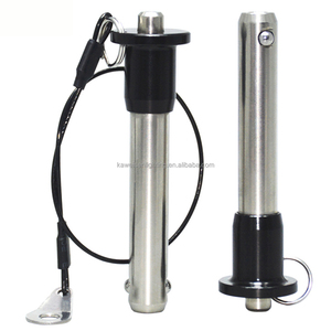 Kho Chốt Khóa Bi Tháo Nhanh Bằng Thép Không Gỉ Có Tay Cầm Nút Chốt Chặn Tháo Nhanh Có Đầu Bi Và Dây An Toàn - Product Image 4