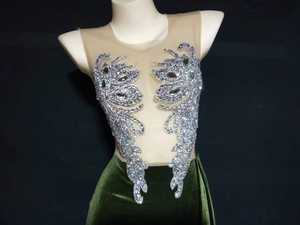 Novance ชุดเดรส Y2065-B ผู้หญิงสำหรับวัยรุ่น, ชุดเดรส2021ประดับด้วยเลื่อมประดับเพชรแบบลำลองชุดเดรสงานพรอมขนาดฟรีไซส์ - Product Image 4