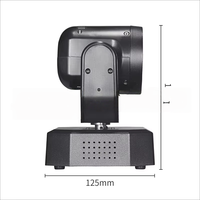 Mini projecteur rotatif 3-en-1 pour fêtes à domicile : Stroboscope, Laser et Lumière de Scène Colorée pour une ambiance disco festive