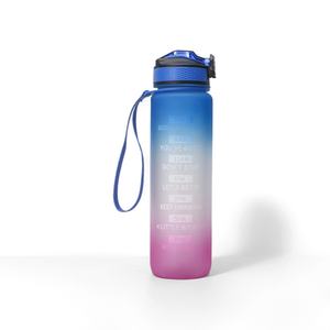 Verres promotionnels 2023 Gradients Gym <span class=keywords><strong>Bouteille</strong></span> d'eau isolée <span class=keywords><strong>Bouteille</strong></span> d'eau en plastique avec paille - Product Image 5